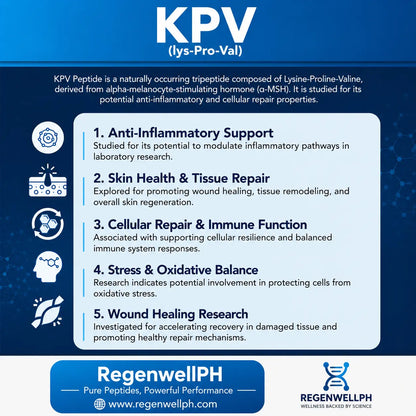 KPV Peptide Philippines | Research Grade Laboratory Peptide Regenwell PH