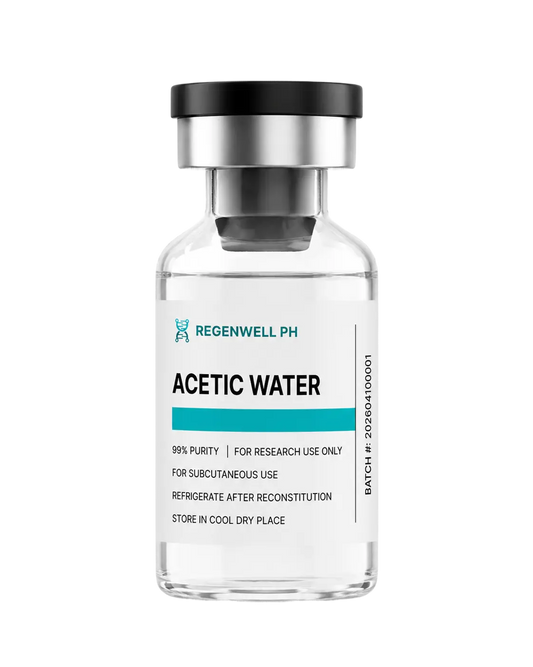 Acetic Water vial wellness product by RegenWell PH