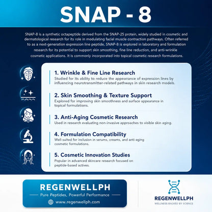 Snap-8 Peptide Philippines | Research Grade Laboratory Peptide Regenwell PH
